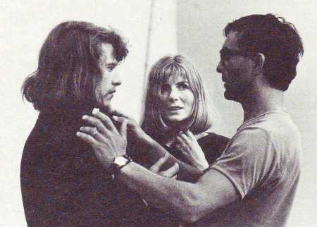Torgeir Wethal, Else-Marie Laukvik e Eugenio Barba durante le prove di Min Fars Hus (1972)