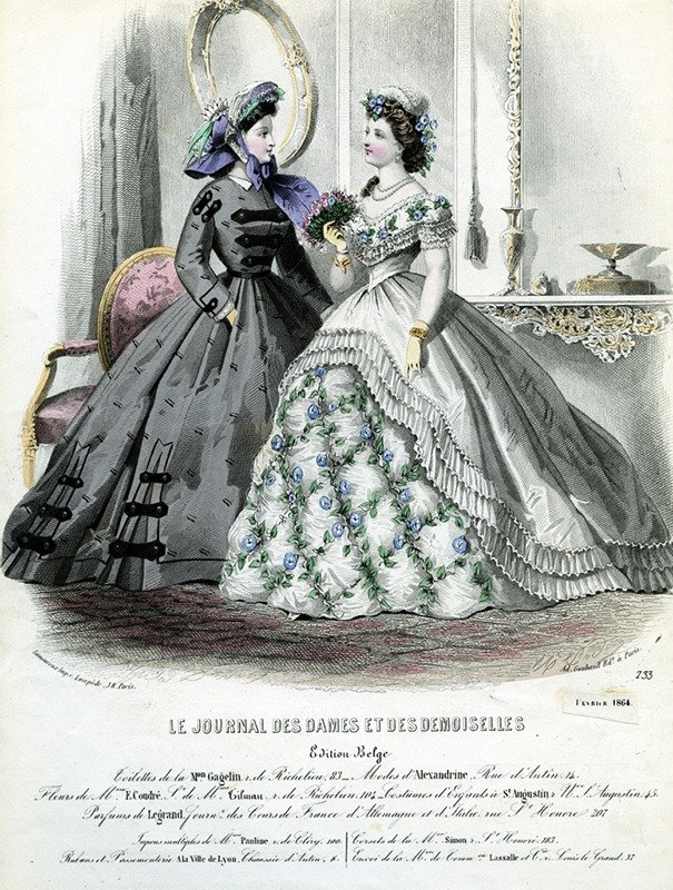 Le Journal des dames et des demoiselles (Febbraio 1864)